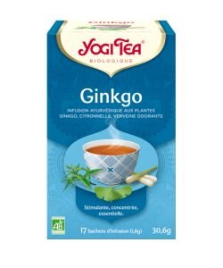 Ginkgo - Infusion ayurvédique BIO, 17 sachets